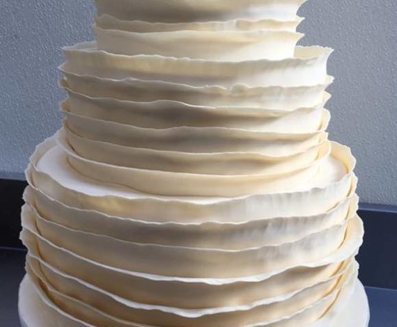White 3 Tier Cake